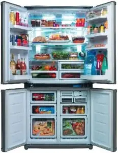 Réfrigérateur américain Sharp SJ F800 SP SL