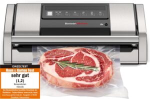 Machine sous vide à aspiration externe avec rouleau intégré Bonsenkitchen VS5100