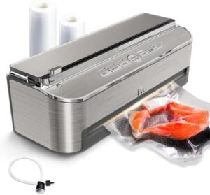Machine sous vide à aspiration externe avec rouleau intégré Mesliese 85 kPa 120 W