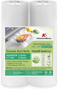 Sachet sous vide alimentaire KitchenBoss