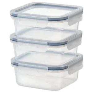 boîtes de conservation en plastique