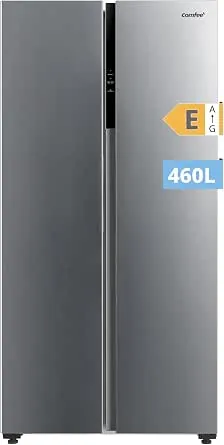 Comfee' 460L, Frigo Américain No Frost Inox