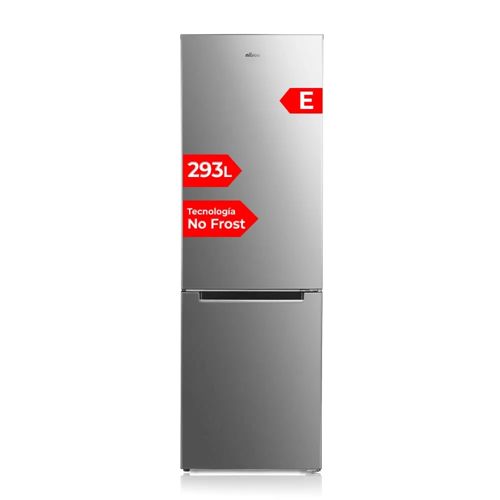 NILSON NC185600ENFX, Réfrigérateur Combiné Inox 293L